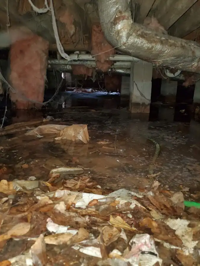 Crawl space flood assessment for Leak Detection & Repair in Nitro