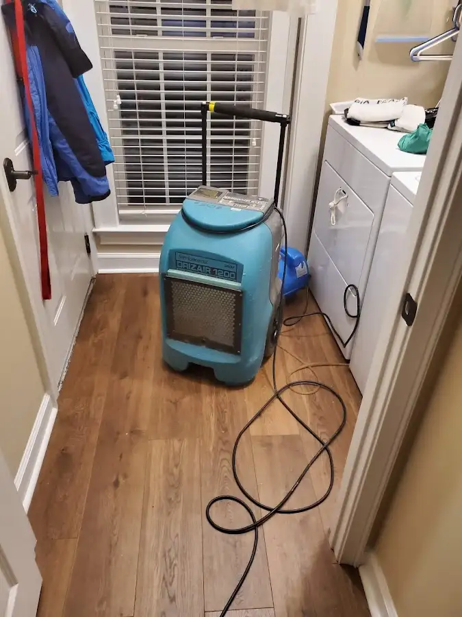 Commercial dehumidifier deployed for Flood Damage Cleanup in Nitro