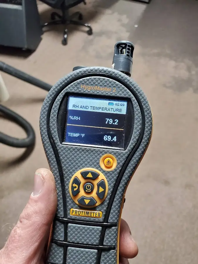Moisture meter humidity assessment for Fire & Smoke Damage Restoration in Nitro